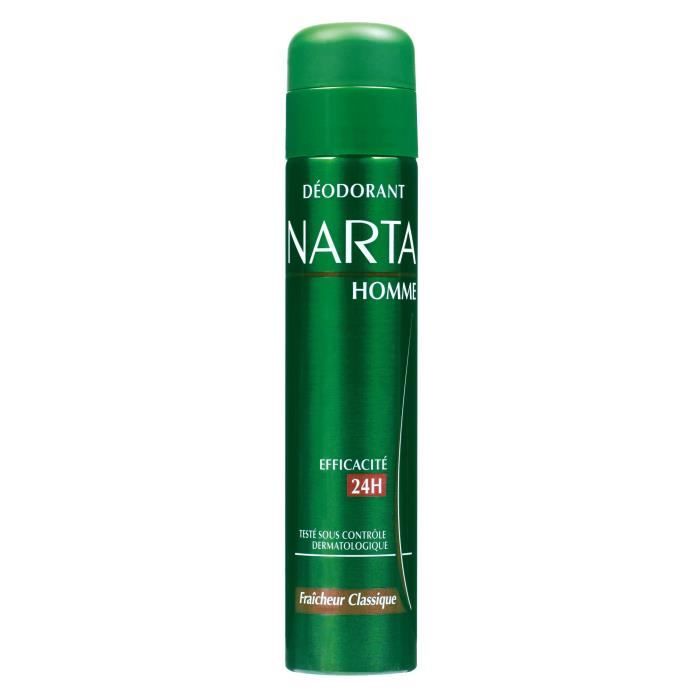 Narta Homme Déodorant Spray Fraîcheur Classique 24h 200ml