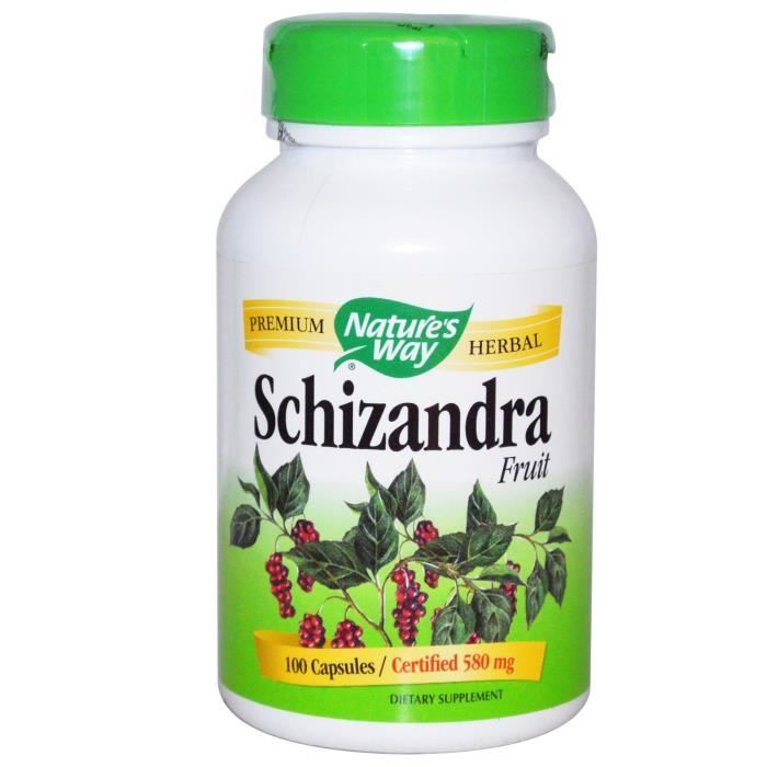 Nature's Way, Schizandra Fruit 580 mg, 100 gélules