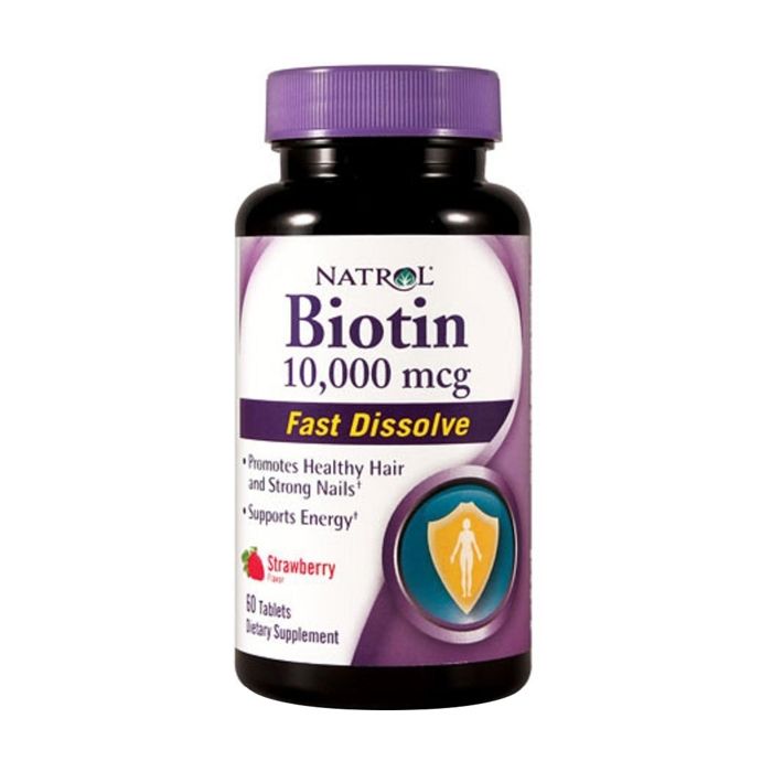 Biotin 10000mcg di 60 caps Standard Natrol Pack Nutrition Sportive