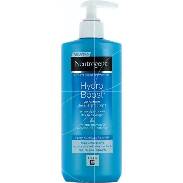 Gel-Crème Hydratant - Neutrogena - Hydro Boost - 250ml - Non gras - Peaux sensibles
