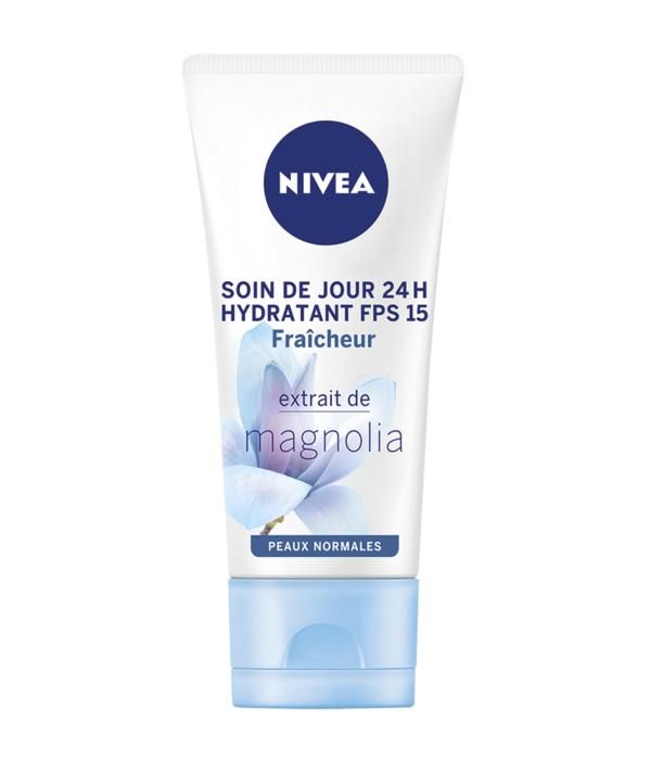 NIVEA Soin de Jour 24h Hydratant Fraîcheur Magnolia - 50 ml
