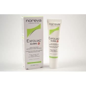 Soin anti-acnéique - NOREVA - Exfoliac Global 6 - 30ml - Haute tolérance - Imperfections sévères