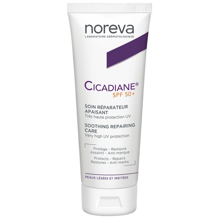 Crème Réparatrice - NOREVA - Cicadiane Protect - SPF50+ - 40ml - Hypoallergénique