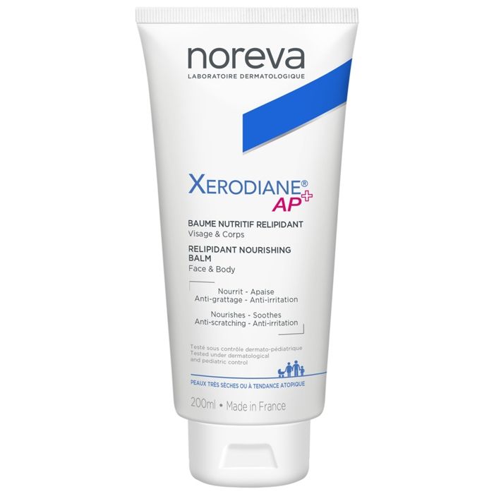 Baume nutritif - NOREVA - Xerodiane AP+ - 200ml - Hypoallergénique - Peaux sensibles