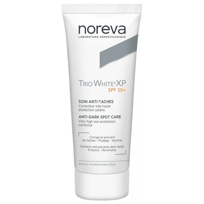 Soin Anti-Taches - NOREVA - Trio White XP - SPF50+ - 40ml - Peaux hyperpigmentées
