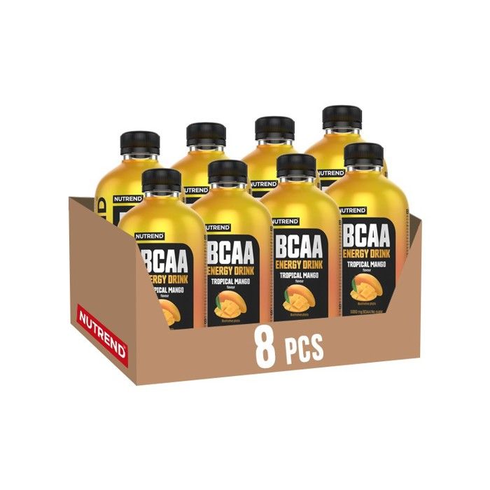 BCAA Energy drink (330ml)| Boissons BCAA|Mango Tropical|Nutrend