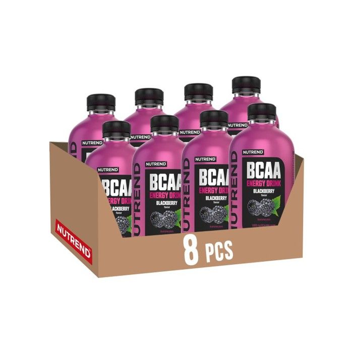 Pack BCAA Energy drink x8pcs | Boissons BCAA|Blackberry|Nutrend