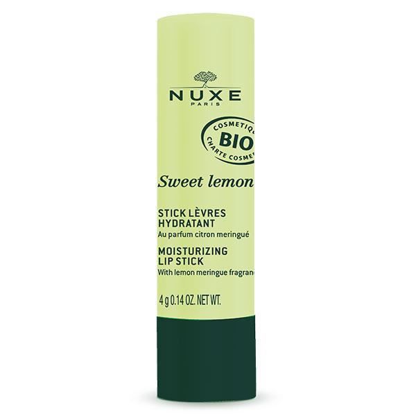 Soin des lèvres - Nuxe - Sweet Lemon Stick - 4g - BIO - Vegan - Parfum citron meringué