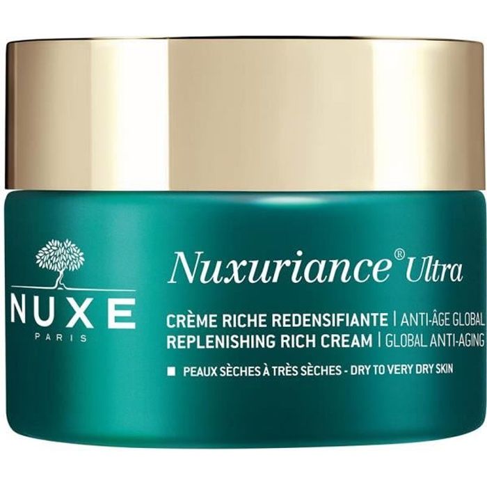 Crème Jour Riche Redensifiante Peaux Sèches à Très Sèches - Nuxe Nuxuriance Ultra