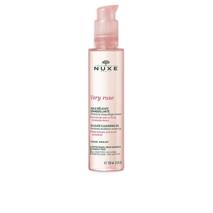Nuxe Very Rose Huile Délicate Démaquillante Toutes Peaux 150ml