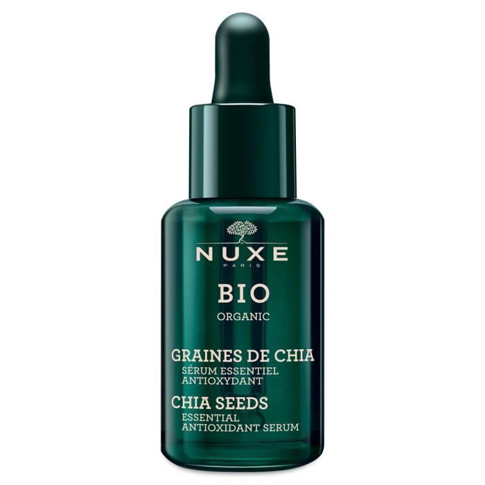Sérum Essentiel Antioxydant - NUXE - Graines de Chia - 30ml - Tous types de peau - Soin visage