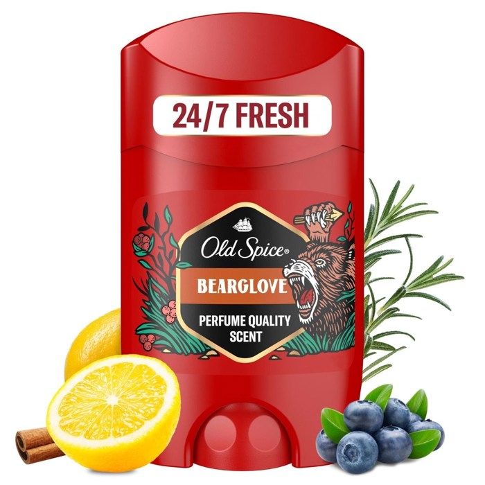 Déodorant - Old Spice - Bearglove - 50ml - Sans sels d'aluminium - Pour homme