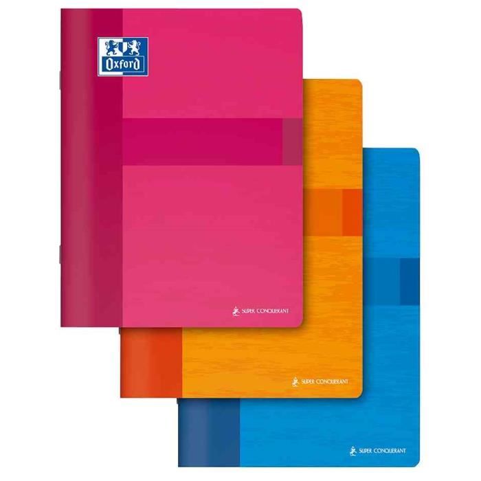 Cahier - OXFORD - SEYES - 140 pages - 170 x 220 mm - Papier satiné 90 g