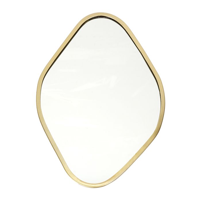 MIROIR DECO CONTOUR DECO DORE LOSANGE