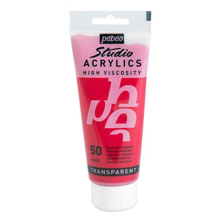 Peinture Acrylique - Pébéo - Studio - Magenta - 100 ml - Satiné