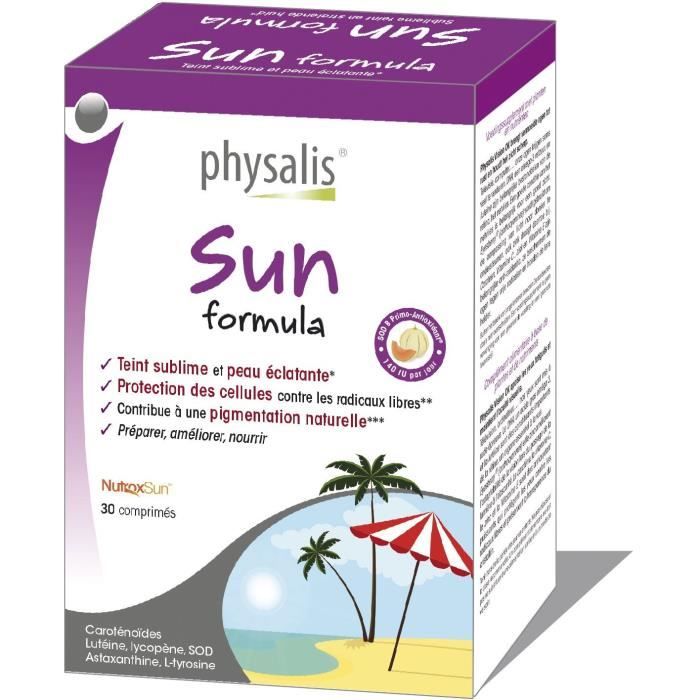 Physalis complément alimentaire Sun Formula 30 comprimés
