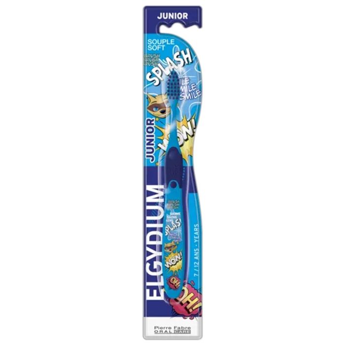 Brosse à dents pour enfants - ELGYDIUM - Age de Glace - 7 à 12 ans - Brins arrondis - Manche ergonomique