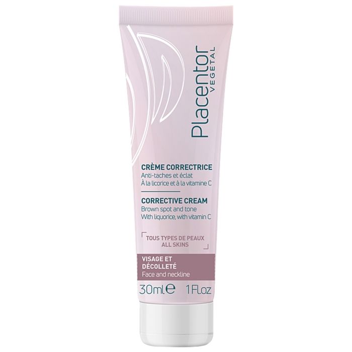 Crème Correctrice - PLACENTOR - 30ml - Anti-taches - Éclaircissante - Sans parabène