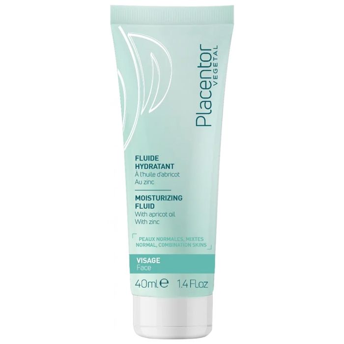 Fluide hydratant - PLACENTOR - 40ML - Peaux mixtes - Hydratation longue durée - Non comédogène