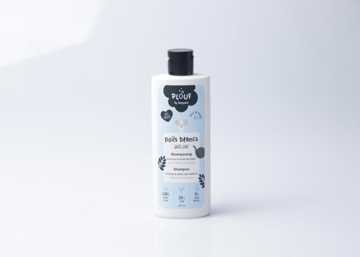 Shampooing - Plouf - 200ml - Extrait de réglisse - Extrait de lavande - Poils blancs