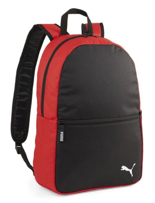 PUMA Sac à dos noir rouge pour femme et homme - TeamGoal Backpack Core Puma Red - Puma Black 252712