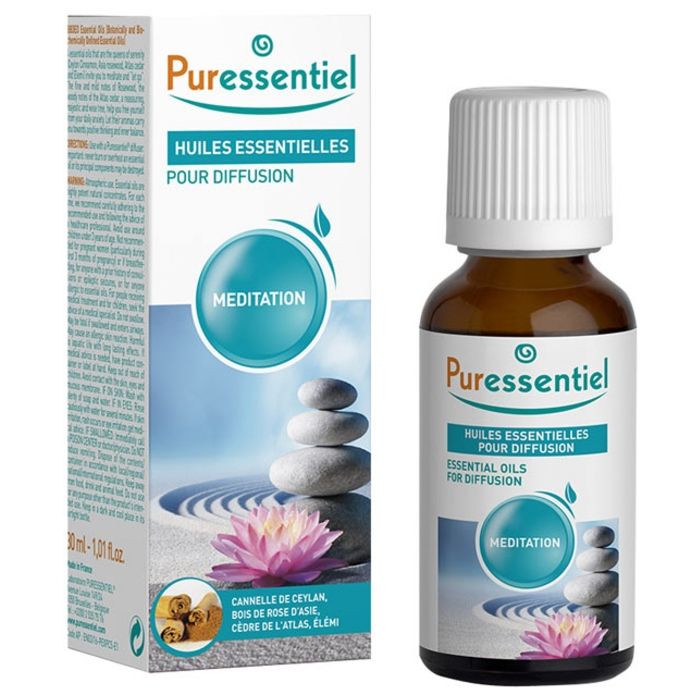 Puressentiel Diffusion Mélange Huiles Essentielles Diffuse Méditation 30ml