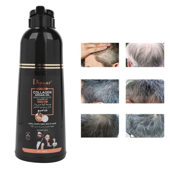 SCO Collagène Arginine huile teinture cheveux shampooing - Pwshymi - 400 ml - 1PC