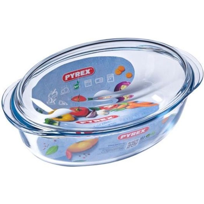 PYREX Cocotte rectangulaire 4,5 L ESSENTIAL