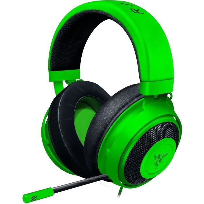 RAZER Casque de jeu gamer Kraken Vert