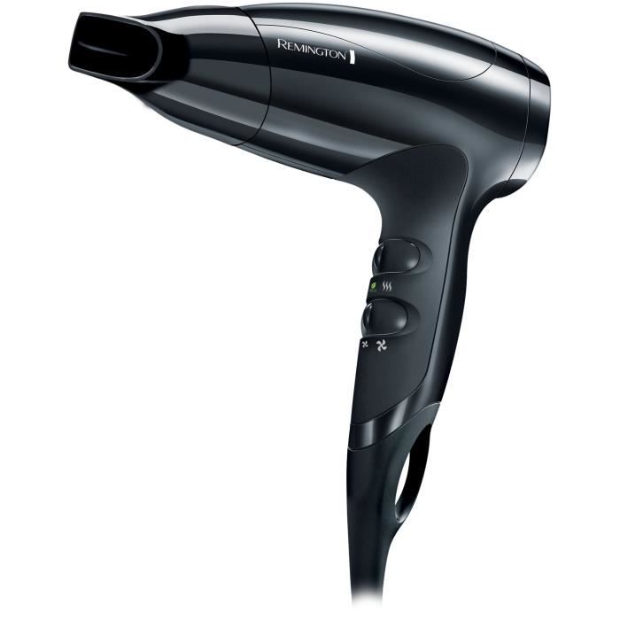 Sèche-cheveux compact - REMINGTON - D5000 - 2000 W - 2 vitesses - Noir