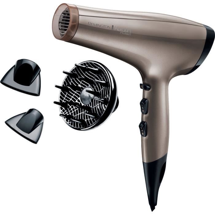 Remington AC8002 Sèche-Cheveux Keratin Protect 2200W, Professionnel, Moteur AC, Soin Kératine Huile d'Amande