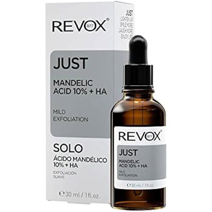 Sérum - REVOX - JUST Mandelic Acid 10% + HA - 30 ml - Peau lisse - Éclatante