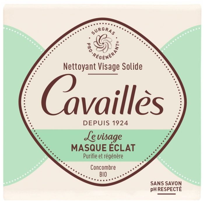 Cavaillès Nettoyant Solide Masque Éclat Visage 70 g