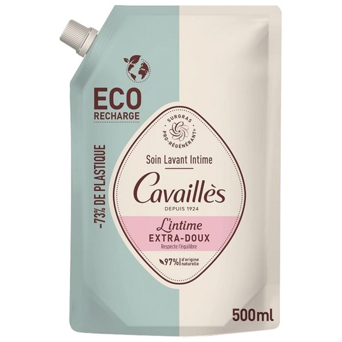 Rogé Cavaillès Soin Lavant Toilette Intime Extra-Doux Éco-Recharge 500 ml