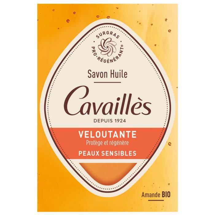 Savon - ROGE CAVAILLES - Huile Veloutant - 100 g - Hypoallergénique - Peaux Sensibles