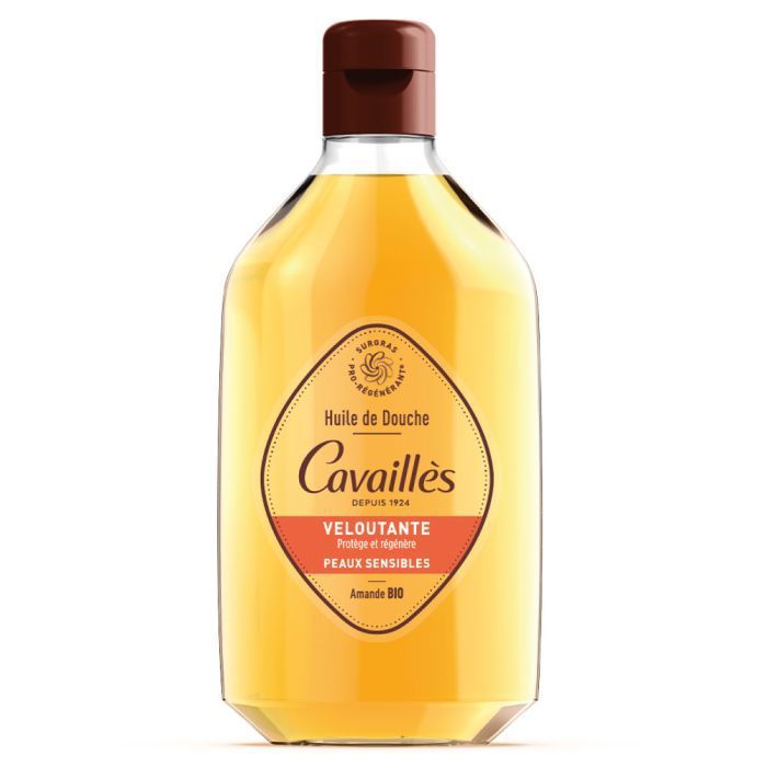 Huile de bain et douche - ROGE CAVAILLES - Veloutante - 250ml - Peaux sensibles - Non grasse