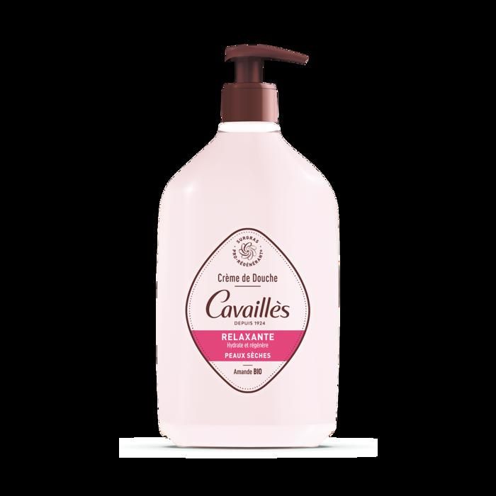 Crème de Douche - ROGE CAVAILLES - Amande & Rose - 750ml - Hypoallergénique - Flacon
