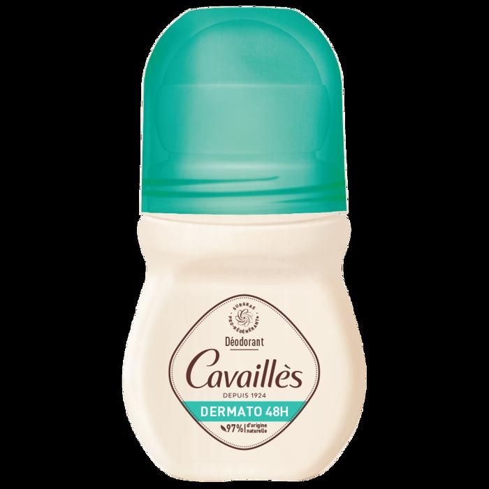 Déodorant - ROGE CAVAILLES - Homme - Roll'on 50ml - SoinAbsorb+ - 48h d'efficacité
