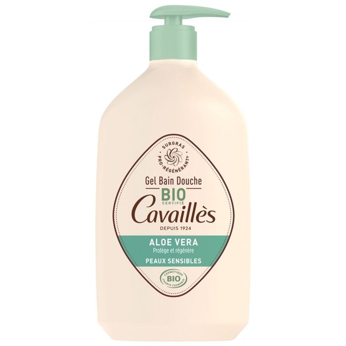 Cavaillès Gel Bain et Douche Aloe Vera Peaux Sensibles 1 L