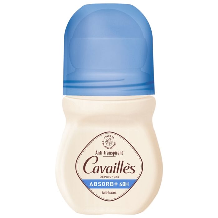 Cavaillès Absorb+ 48H Anti-Traces Roll-On 50 ml