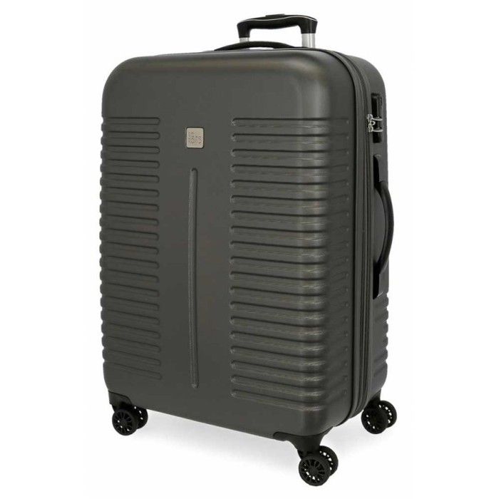 Valise soute - Roll Road - Valise extensible taille moyenne "India"- 70 x 48 x 27 cm - Gris anthracite