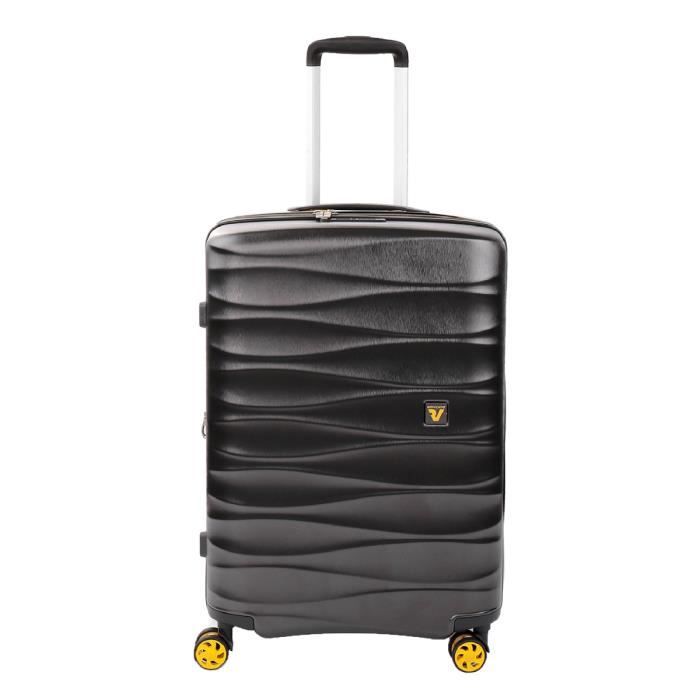 Trolley Medium - RONCATO - Stellar - Rigide - 4 Roulettes - Antracite