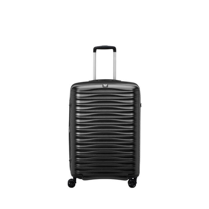 Valise - RONCATO - Wave - Moyenne - Noir - Coque rigide - 66x43x27 cm