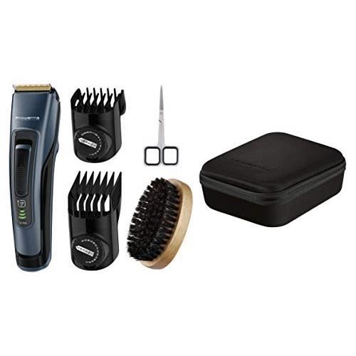 Barbier - ROWENTA - TN4500F4 - Kit barbe longue - Noir-bleu - Lame 39 mm