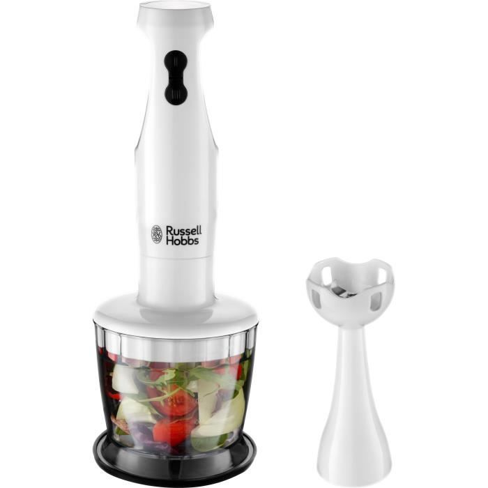 Mixeur plongeant - RUSSELL HOBBS - My Home 24600-56 - 2 vitesses - Bol hachoir 0.5L