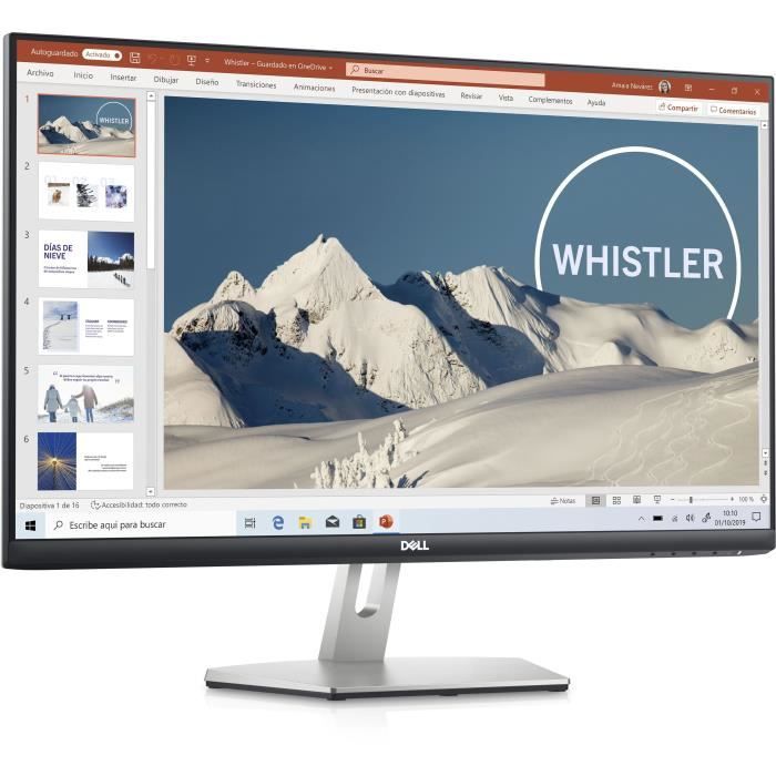 DELL S2721HN - Ecran 27" FHD - Dalle IPS - 4ms - 75Hz - HDMI