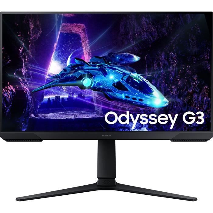 Ecran PC Gamer - SAMSUNG - 24" - FHD - 180Hz - Dalle VA - 1ms - Ajustable en hauteur - LS24DG300EUXEN