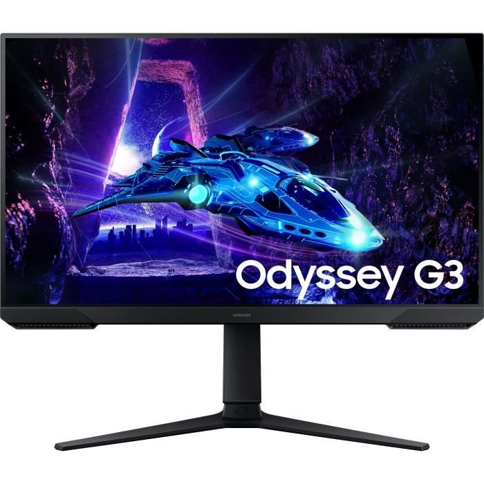 Ecran PC Gamer - SAMSUNG - 27" - FHD - 180Hz - Dalle VA - 1ms - Ajustable en hauteur - LS27DG300EUXEN