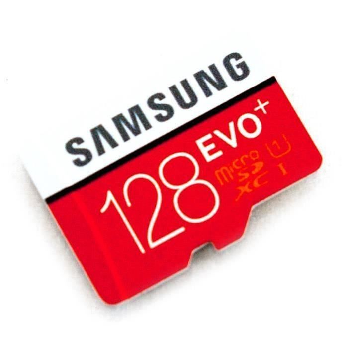Carte memoire micro sdxc samsung evo 128 giga