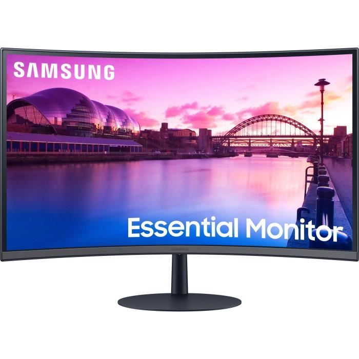 Ecran PC Incurvé - SAMSUNG LS27C390EAUXEN - 27" 4K - Dalle VA - 4 ms - 75Hz - Inclinable - Enceintes